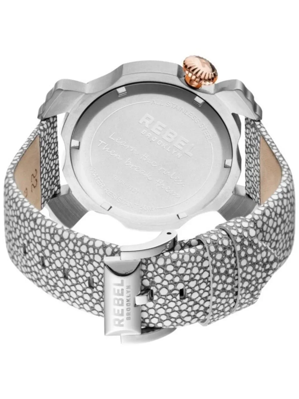 NWT Rebel Coney Island Quartz Silver Dial Men's Watch